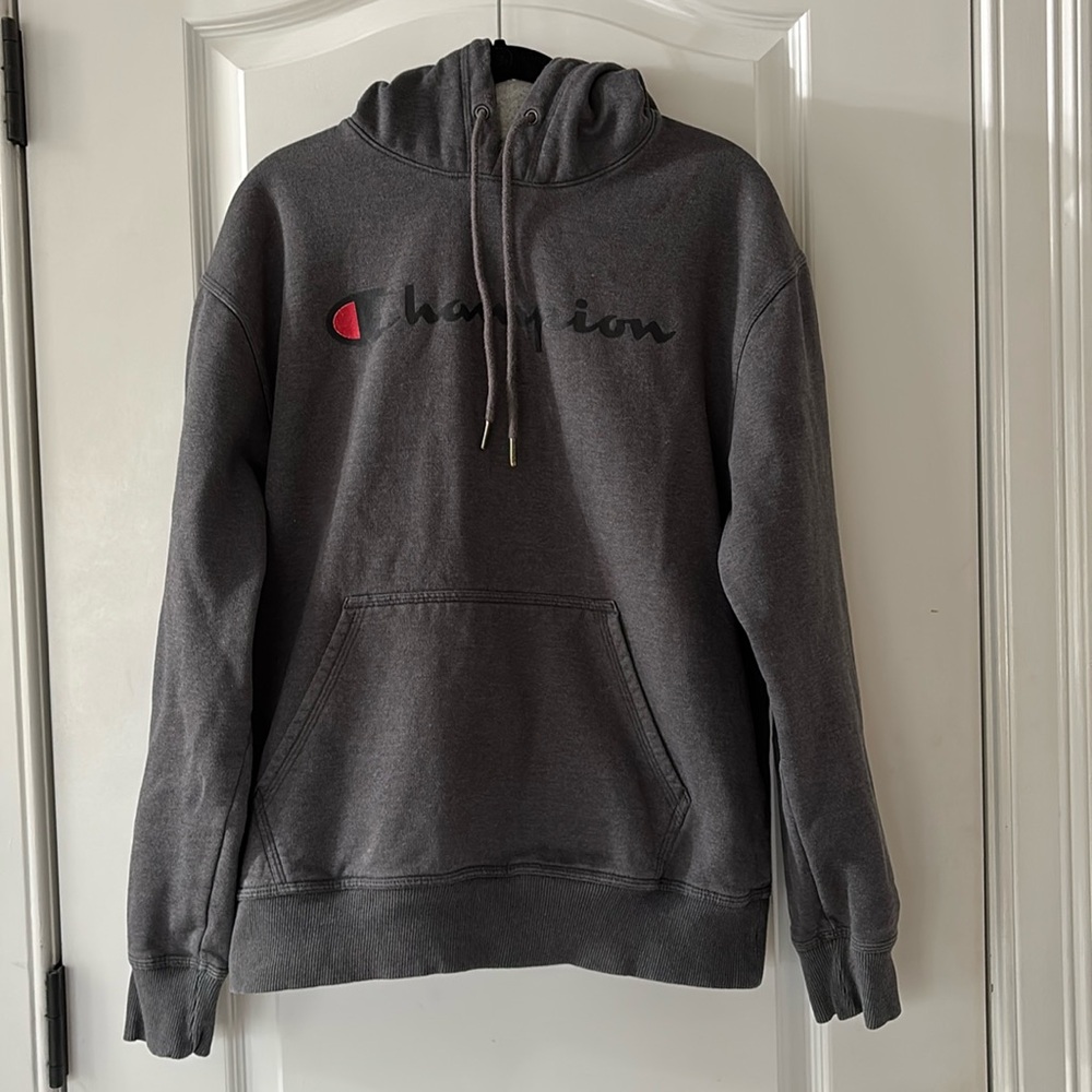 Champion Dark Grey Hooded Sweatshirt